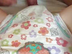 KiloLesbians presents: Boy and girl in wet goodnites diapers plat with a dildo sex