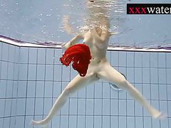 KiloLesbians presents: Sexy hot girl swimming in the pool