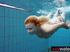 KiloLesbians presents: Amateur blonde mermaid