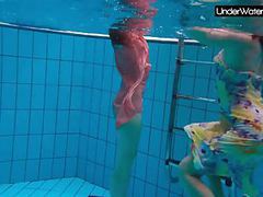 KiloLesbians presents: Bubarek and birtakik enjoy eachother in the pool