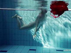 KiloLesbians presents: Hot blonde lucie french teen in the pool