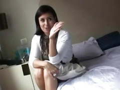 KiloLesbians presents: Sexy babe makes a homemade fuck film !