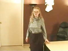 KiloLesbians presents: Secretary with big boobs and hairy pussy gv00035