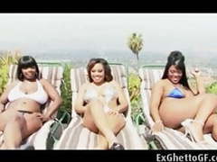 KiloLesbians presents: Black babe with huge tits fucked