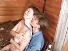 KiloLesbians presents: Russian mom play strip poker with not her son