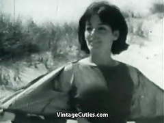 KiloLesbians presents: Nudist girl's day on a beach (1960s vintage)
