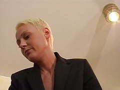 KiloLesbians presents: Short hair blonde fraulein boss