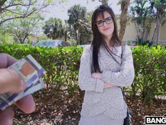 KiloLesbians presents: Shy girl with glasses gets fucked balls deep in doggy - piper june, Couple, Hardcore, Reality, Car Fucking, Money, Brunettes, Long Hair, Blowjob, Doggystyle, Clothed Sex, Skinny