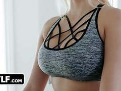 KiloLesbians presents: Mylf - big ass blonde married woman seduces her hunk personal trainer during workout, Blonde, Blowjob, Cumshot, Hardcore, Big Boobs, MILF, HD Videos, Cougar, Cheating, Housewife, PAWG, Big Tits, Big Ass, Yoga Pants, Big Asses, Bubble Butt, Deepthroat, Per