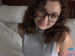 KiloLesbians presents: Leana lovings having fun while her pussy is being nicely fingered