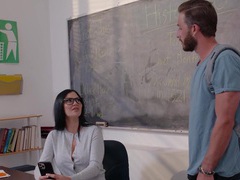 KiloLesbians presents: Kinky math tutor jasmine jae loves giving head and having sex