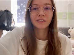 KiloLesbians presents: Teen hardcore finger fucks herself! squirt!