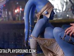 KiloLesbians presents: Aria alexander does a test on alessa savage & when she passes eva lovia celebrates by doing an orgy - digitalplayground