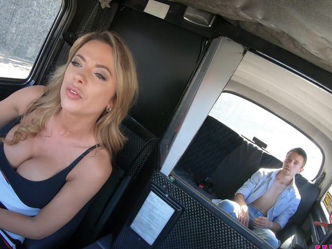 KiloLesbians presents: Lucky passenger fucks wet pussy of horny taxi driver shalina devine