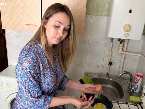 KiloLesbians presents: To the surprise of the stepson, the stepmom's pussy turned out to be as narrow as the sex doll's pussy