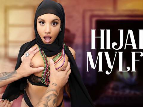 KiloLesbians presents: Hijab stepmom is not too wild, so showing stepson forbidden parts of her body feels crazy taboo