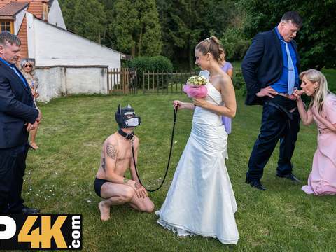 KiloLesbians presents: Bride4k. lovely love scene. hot sex with andrea
