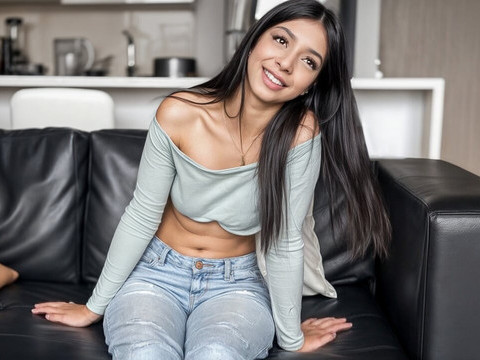 KiloLesbians presents: Cute tiny teen latina tight pussy banged hard at amateur casting