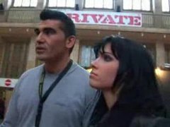 KiloLesbians presents: Remarkably beautiful girl fucked in public place