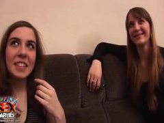 KiloLesbians presents: Wonderful teen party turns into a hot fuck