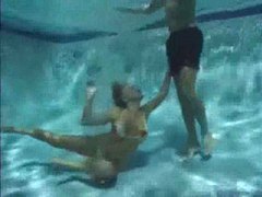 KiloLesbians presents: She has a threesome underwater