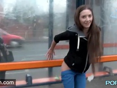 KiloLesbians presents: Beautiful girl has fun playing in public