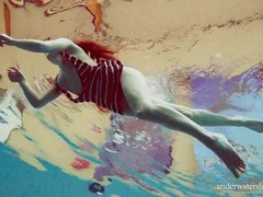 KiloLesbians presents: Small teen tits look even better underwater