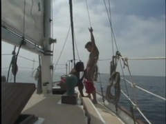 KiloLesbians presents: Interracial on a boat with a beautiful black girl