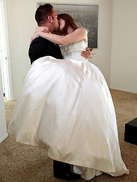 KiloLesbians presents: Bride with big fake tits Veronica Vain gets her trimmed pussy nailed deep